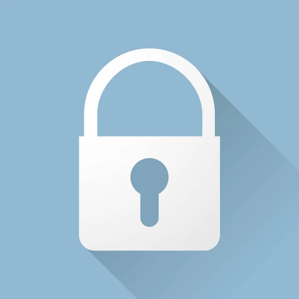 Elegante Abbildung Des Lock Icon Vektors — Stockvektor