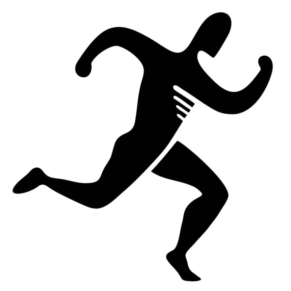 Deporte Hombre Vector Ilustración — Archivo Imágenes Vectoriales