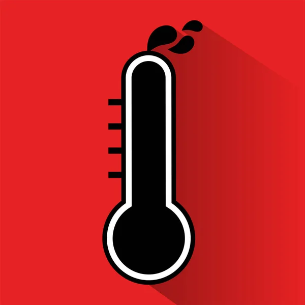 Elegante Icono Caliente Vector Ilustración — Vector de stock