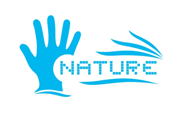 Natuur Symbool Vector Illustratie — Stockvector