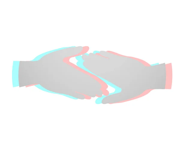 Illustration Vectorielle Icône Poignée Main — Image vectorielle