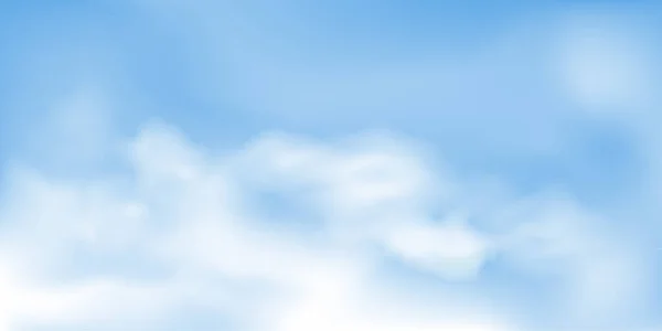 Mooie Wolken Blauwe Lucht — Stockvector