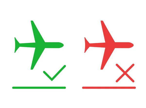 Illustrazione Del Vettore Del Simbolo Modo Dell Aeroplano — Vettoriale Stock