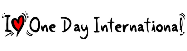 One Day Internationale Liefde Vector Illustratie — Stockvector