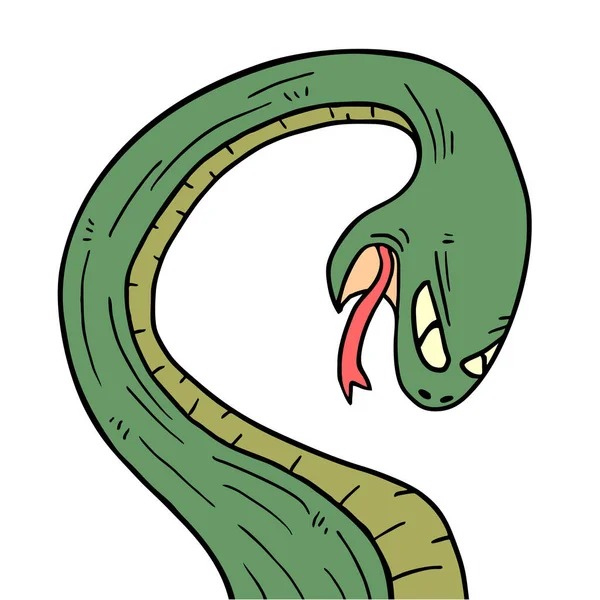 Ilustração Vetor Lagarto Engraçado — Vetor de Stock