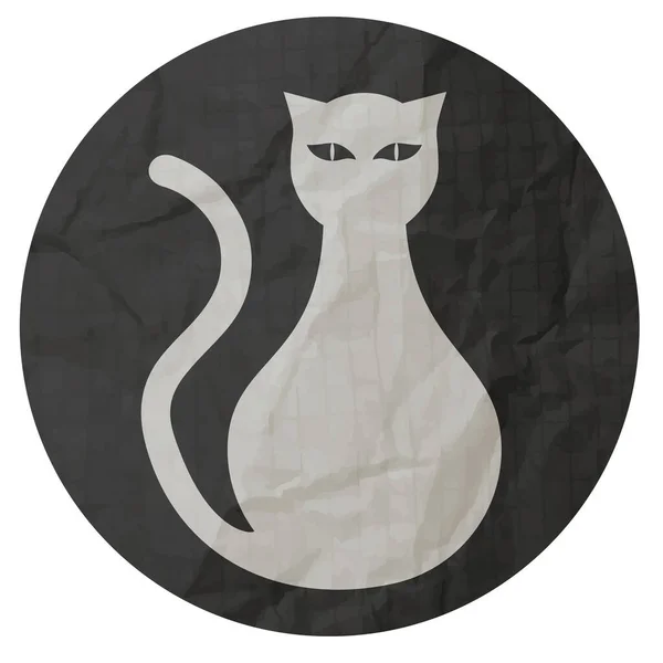 Icon Cat Vector Illustration — Stock Vector