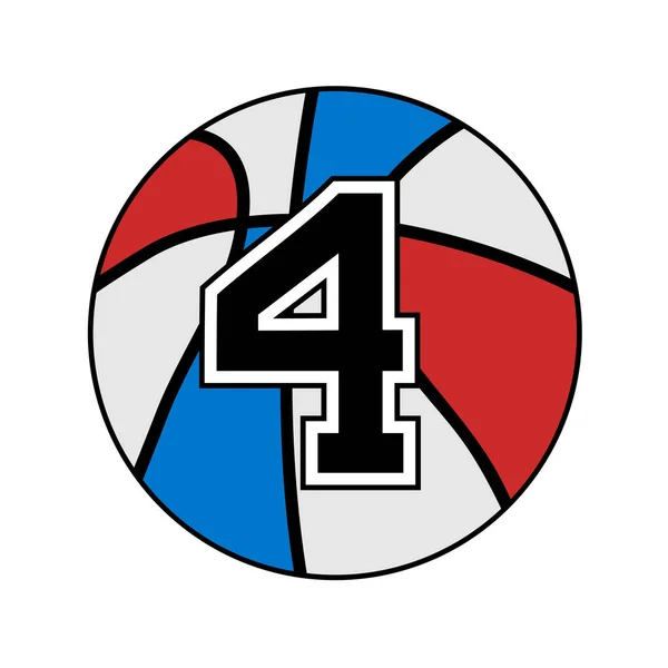 Basket Ball Symbol Design — Stock Vector