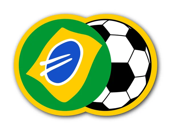 Εικονίδιο Κύπελλο Brazil Διανυσματική Απεικόνιση — Διανυσματικό Αρχείο