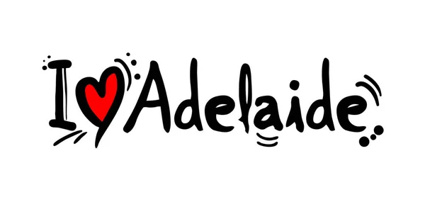 Adelaida Amor Mensaje Vector Ilustración — Archivo Imágenes Vectoriales