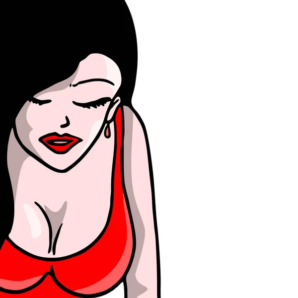 Illustration Vectorielle Femme Sexy — Image vectorielle