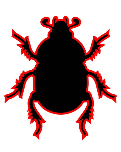 Illustration Vectorielle Dessin Animé Bug — Image vectorielle