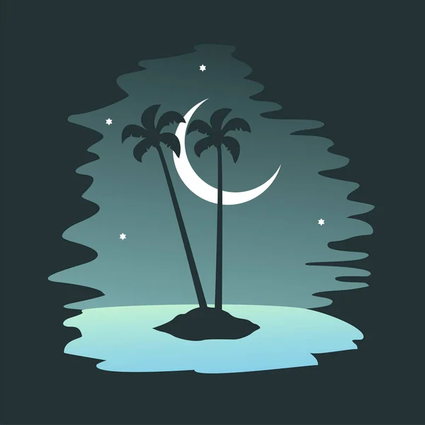 Ilustracja Wektorowa Palm — Wektor stockowy