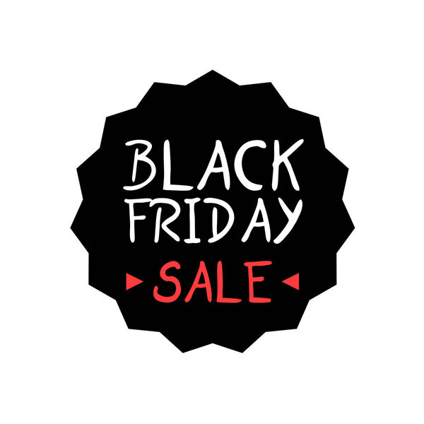 Black Friday symbol vector illustration