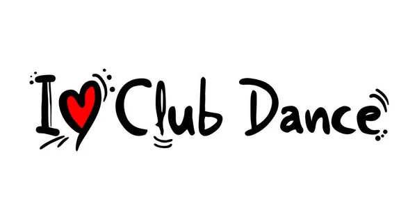 Club Dance Musik Stil Vektor Illustration — Stockvektor