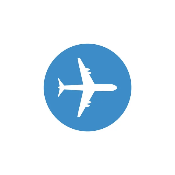 Illustrazione Del Vettore Del Simbolo Modo Dell Aeroplano — Vettoriale Stock