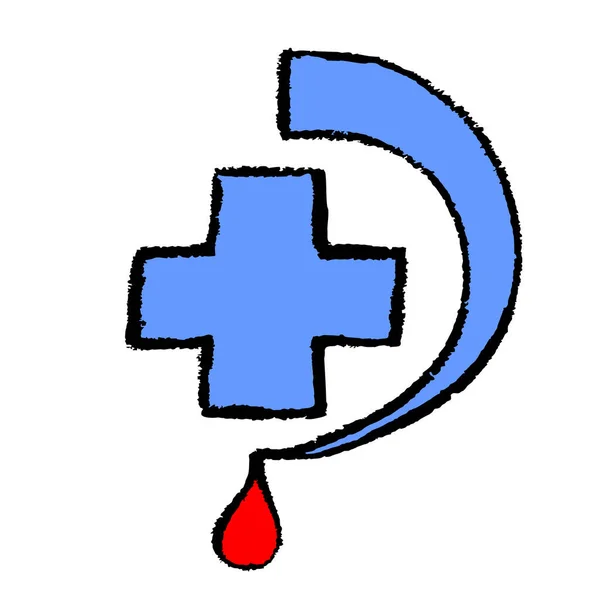 Blood Donate Значок Векторні Ілюстрації — стоковий вектор