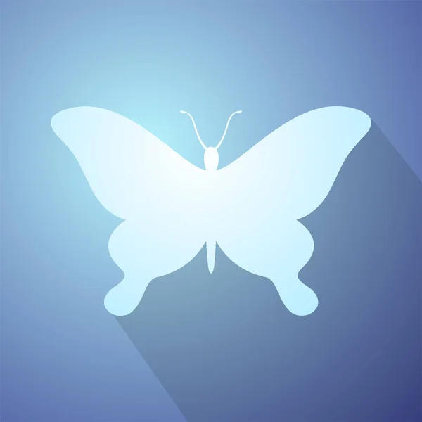 Fantasierijke Vlinder Pictogram Vector Illustratie — Stockvector
