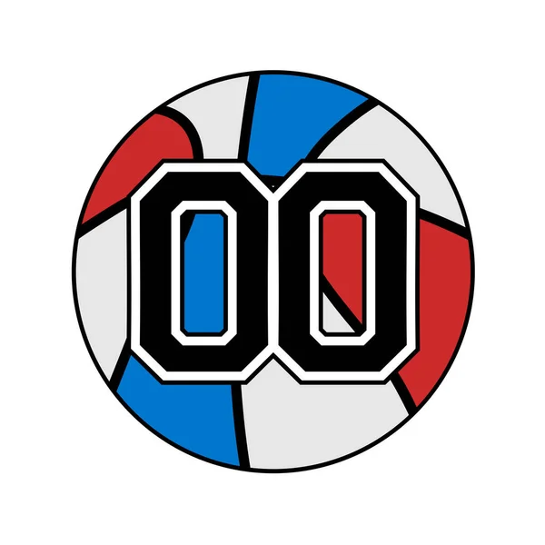 Basketbal Symbool Ontwerp — Stockvector