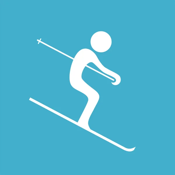 Векторная Иллюстрация Лыжных Символов — стоковый вектор
