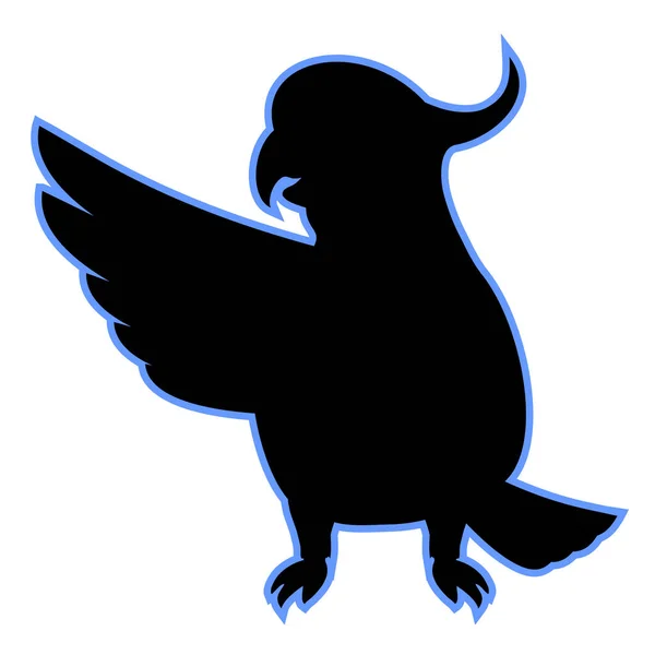 Векторна Ілюстрація Папуги — стоковий вектор