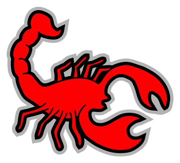 Scorpio Symbol Vector Illustration — Stock Vector