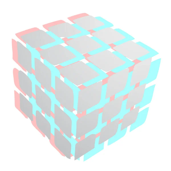 Icône Cube Illustration Vectorielle — Image vectorielle