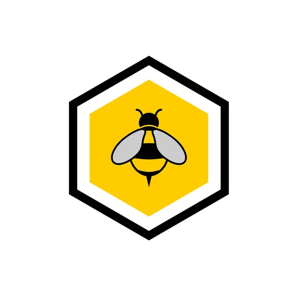 自然蜂蜜符号矢量图解 — 图库矢量图片