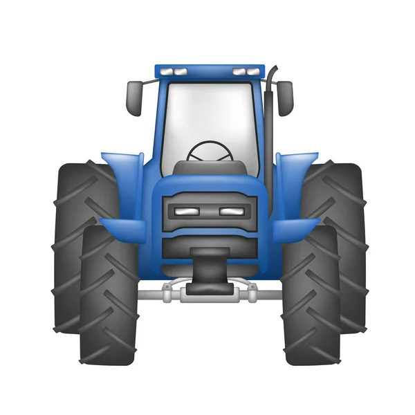Kreativní Vektorová Ilustrace Traktoru — Stockový vektor