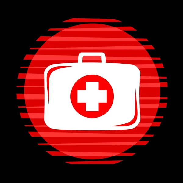 First Aid Kit Icon Vector Illustration — Stock Vector