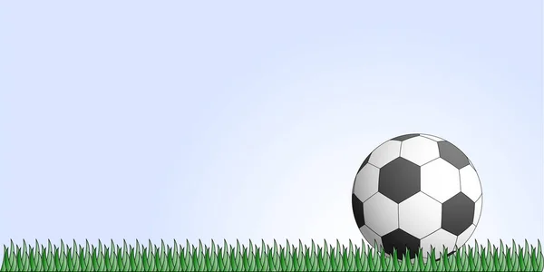 Illustration Terrain Football Fond Avec Espace Pour Votre Texte — Image vectorielle