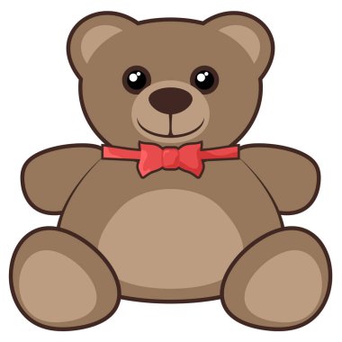 Zarif ayı vektör illüstrasyonu