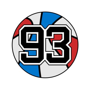 Basketbol topu, 93 numara.
