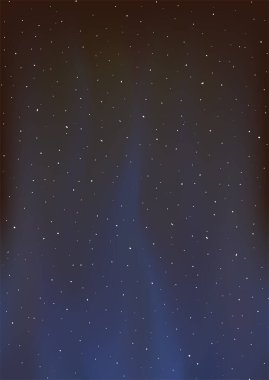 Güzel renkli evren gökyüzü dikey