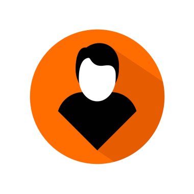 man simgesi vektör illüstrasyonu 