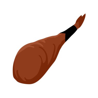 İber ham vektör illüstrasyonu 