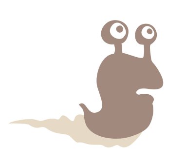 küçük slup vektör illüstrasyonu