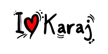 İran 'ın Karaj kenti aşk mesajı