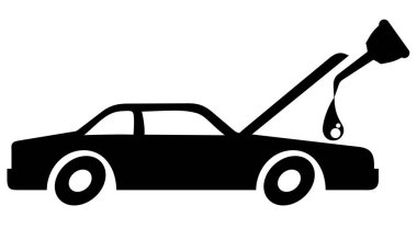 Yağ vektörü illüstrasyonunu değiştir