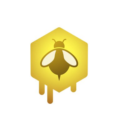 doğa bal sembolü vektör illüstrasyonu