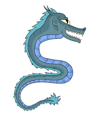 fantezi ejderha tasarımı vektör çizimi