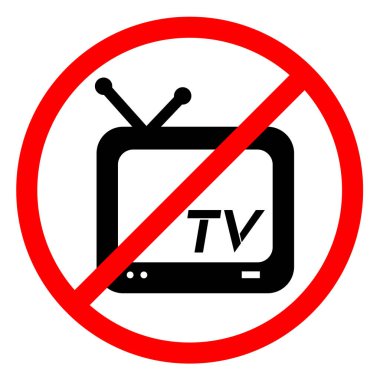 tv sign icon. vector illustration