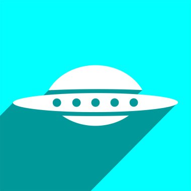 UFO sembolü vektör illüstrasyonu