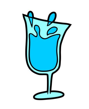 su kabı vektör illüstrasyonu 