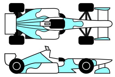 hız yarışı vektör çizimi