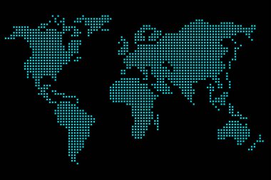 Piksel harita vektör çizimi