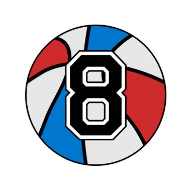 Sepet vektör illüstrasyonu topu