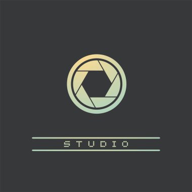 Deklanşör kamerası vektör illüstrasyonu