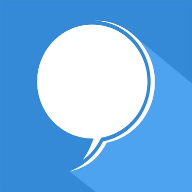 mavi çizgi roman ikonu vektör illüstrasyonu