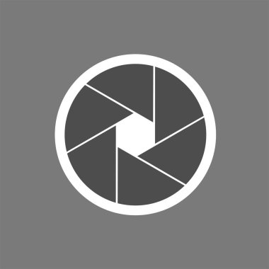 Deklanşör kamerası vektör illüstrasyonu