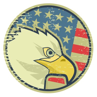 Simge kartal vektör çizimi